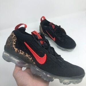 Size 7 - Nike Air Vapormax 2021 Flyknit Leopard W New!